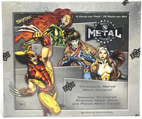 2021 upper deck marvel x-men metal universe box|2021 upper deck X-Men box.